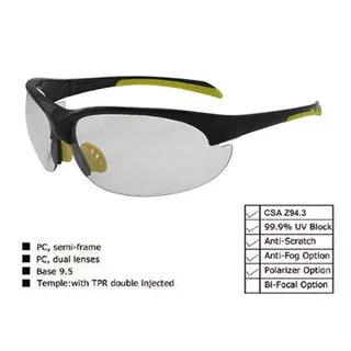 ANSI Z87.1 CE EN166 CSA-Z94.3 Approval Industrial Safety Glasses For Workplace